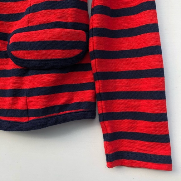 Cabi Red Striped Nautical Blazer Size Small - Picture 6 of 7